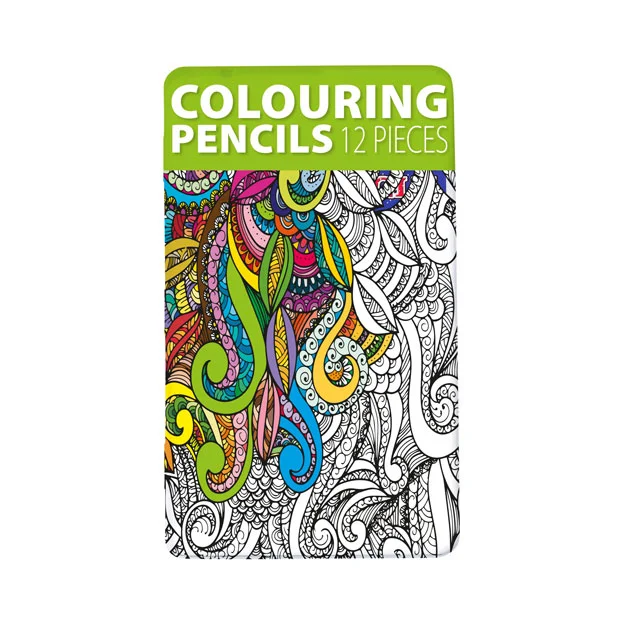 Set Of 12 Coloured Pencils In Presentation Box