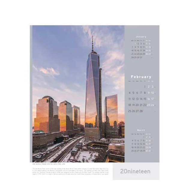 Architectural Wall Calendars