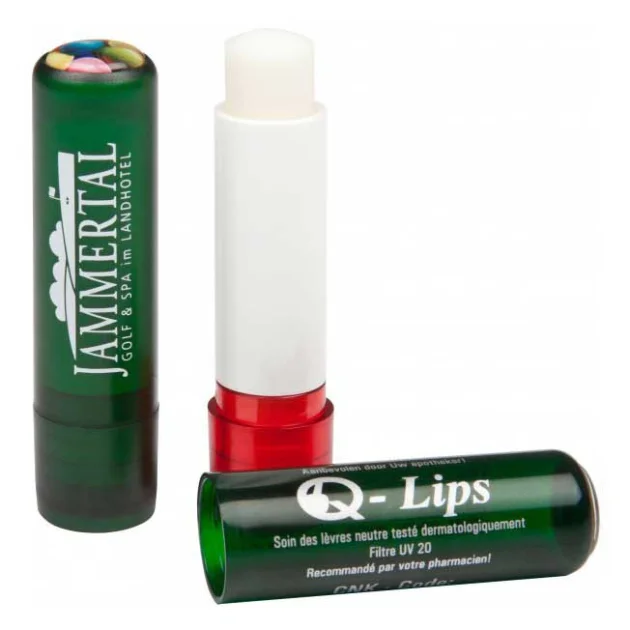 Lip Balm Sticks with a Domed Label