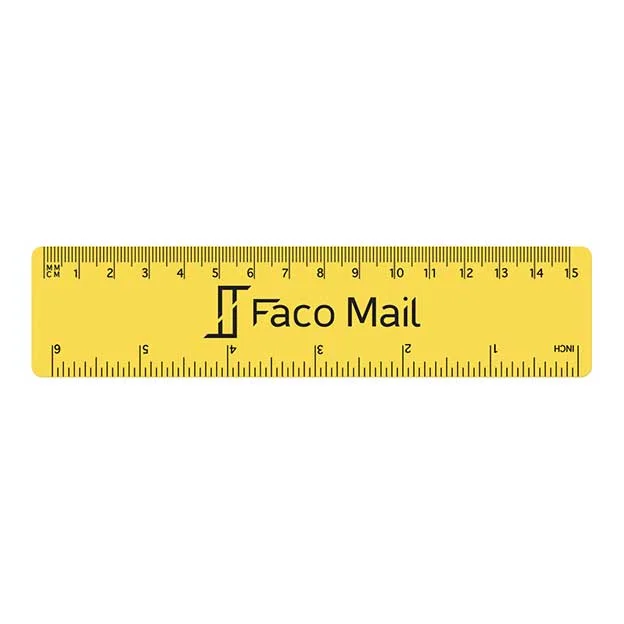 6inch 15cm PP Colour Rulers