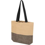 Rhythm straw paper tote bag 10L