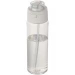 Theron 700 ml RCS recycled plastic water bottle with dual function lid and flip straw
