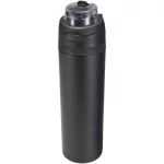 Theron 800 ml RCS recycled single wall stainless steel water bottle with dual function lid