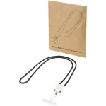 Ion 65W 5-in-1 recycled plastic lanyard charging cable