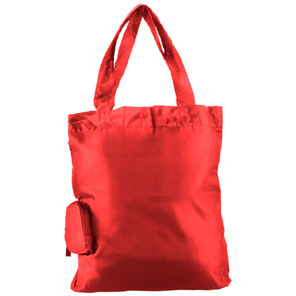 folding shopping bag with pouch