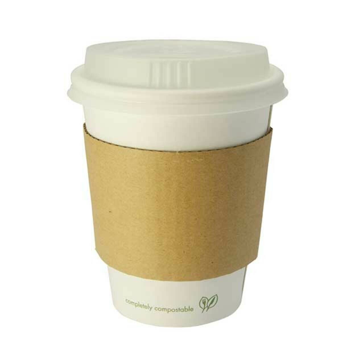 Compostable Coffee Cups Branded by Redbows