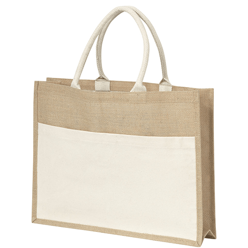 Jute Bags With Cotton Front Pockets | Shopping Bags | Redbows Ltd