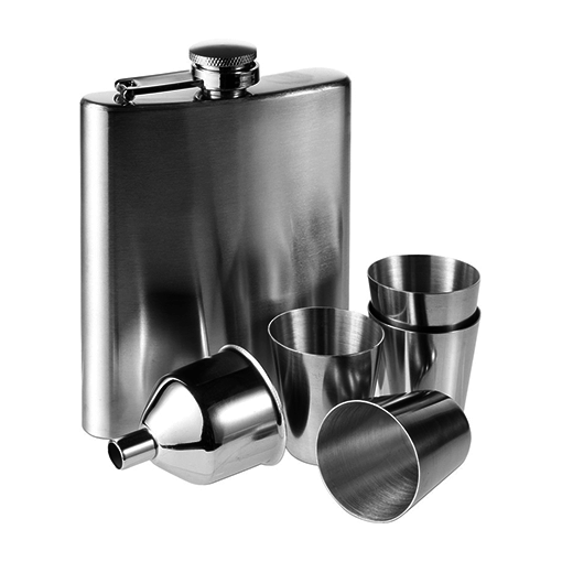 Hip Flasks Sets With 6 Pieces Hip Flasks Redbows Ltd