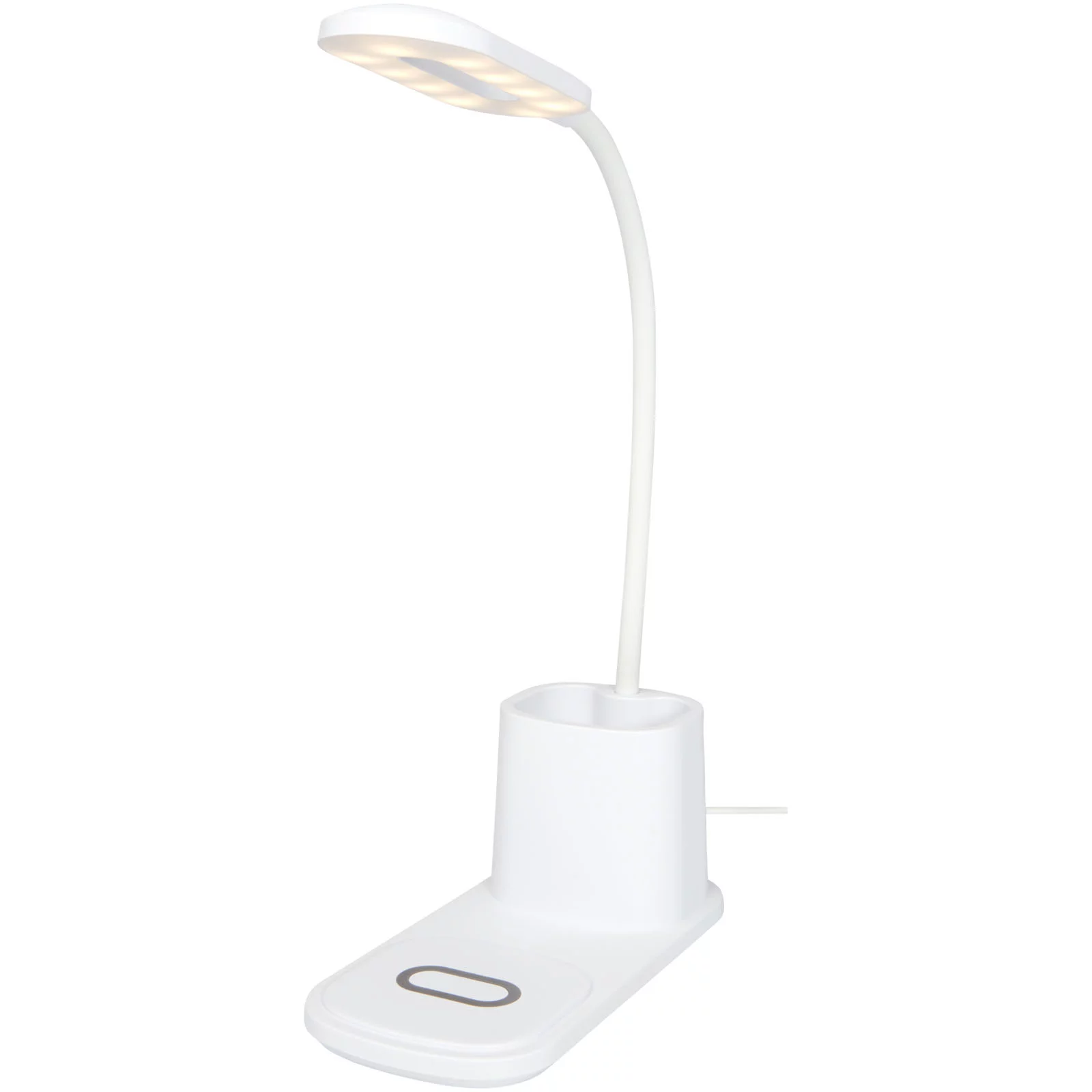Lamp store desk organizer