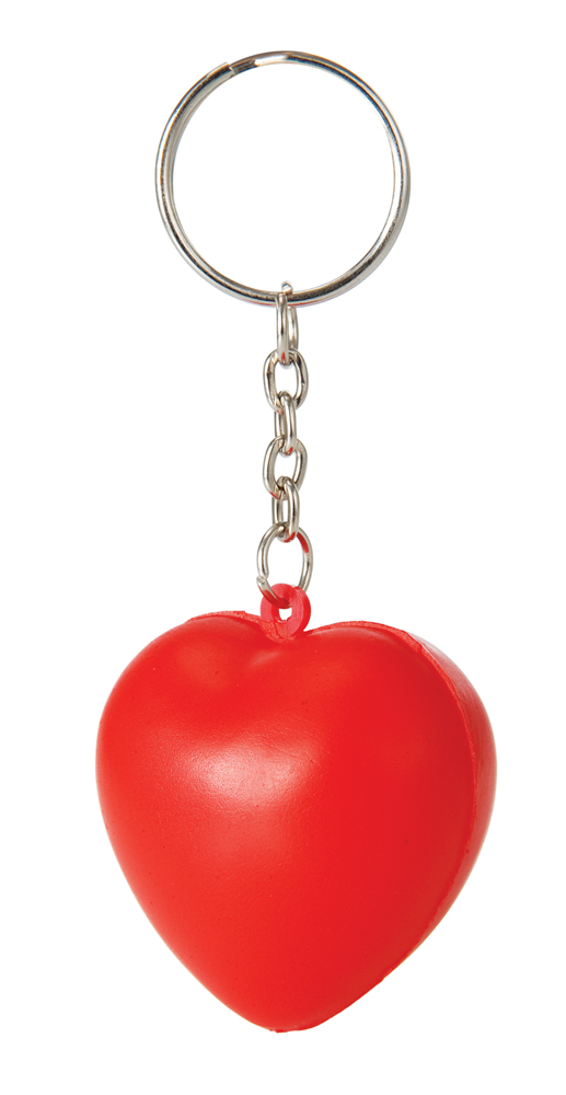 Stress Heart Keyrings | Stress Relievers | Redbows Ltd