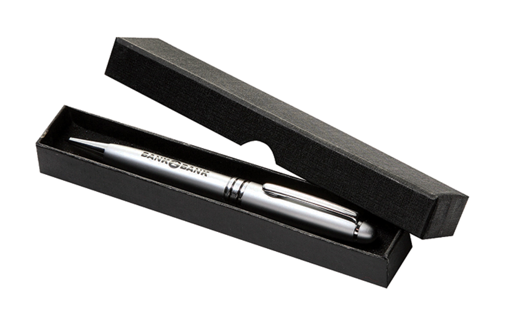 Promotional Slimline Pen Boxs Printed With A Logo