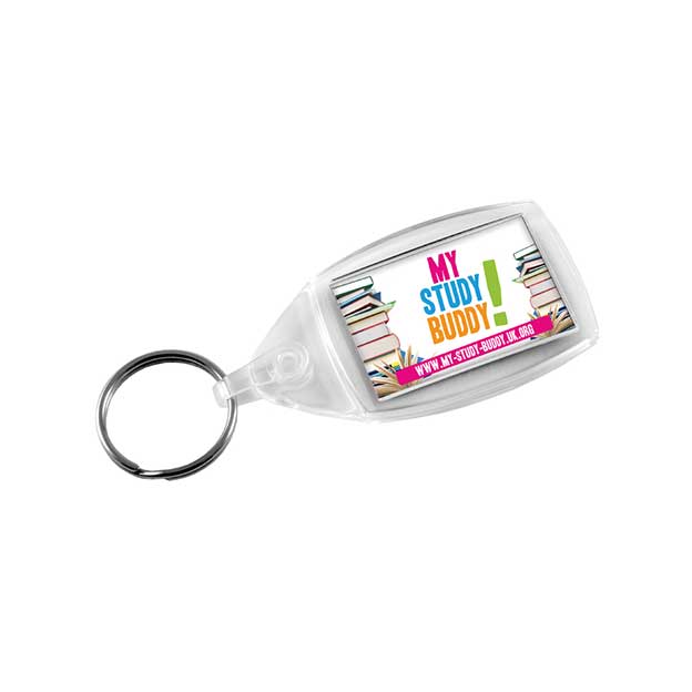 Traditional Coloured Plastic Keyrings P5 | Printed Promotional Keyrings