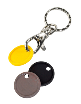 Trolley Token Keyrings | Keyrings | Redbows Ltd