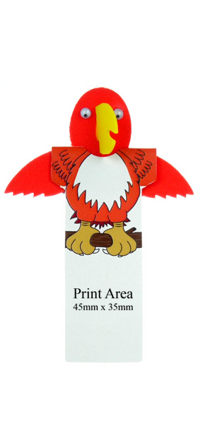 Printed Parrot Bookmarks | Printed Promotional Foam Characters