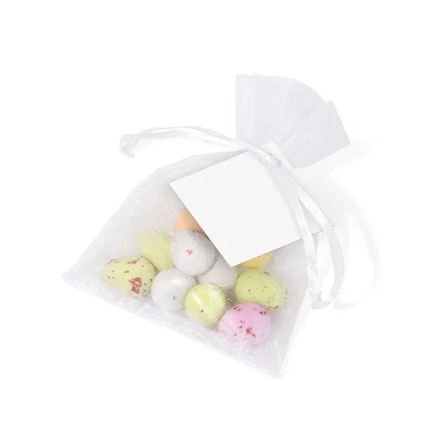 Organza Bags Speckled Chocolate Eggs