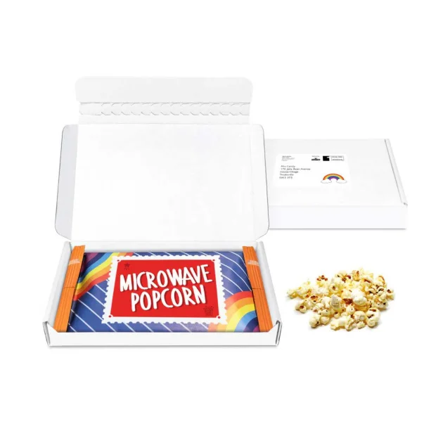 Midi Postal Boxes Microwave Popcorns Digital Print