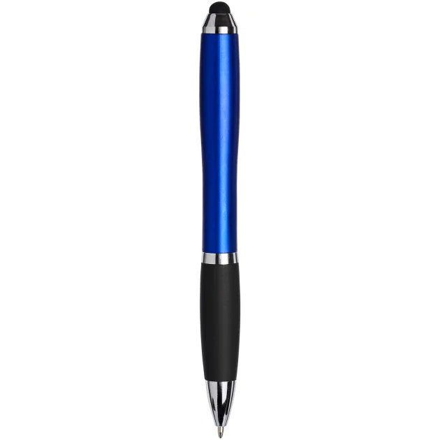 Curvy stylus ballpoint pen