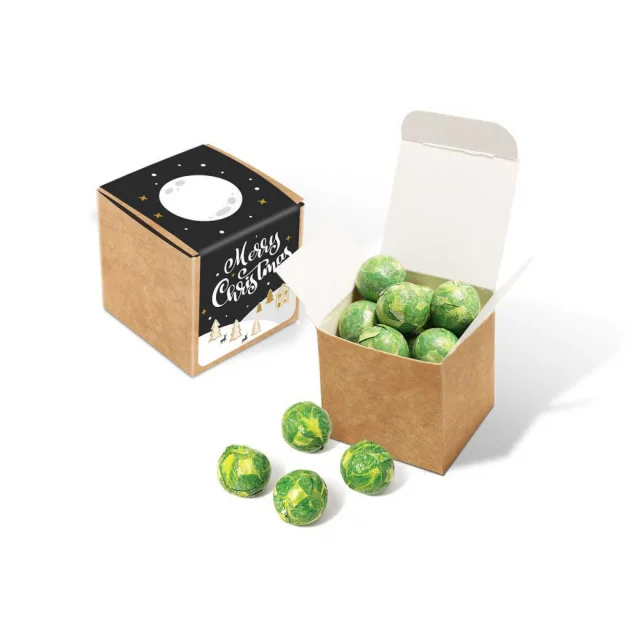 Eco Kraft Cubes Chocolate Sprouts