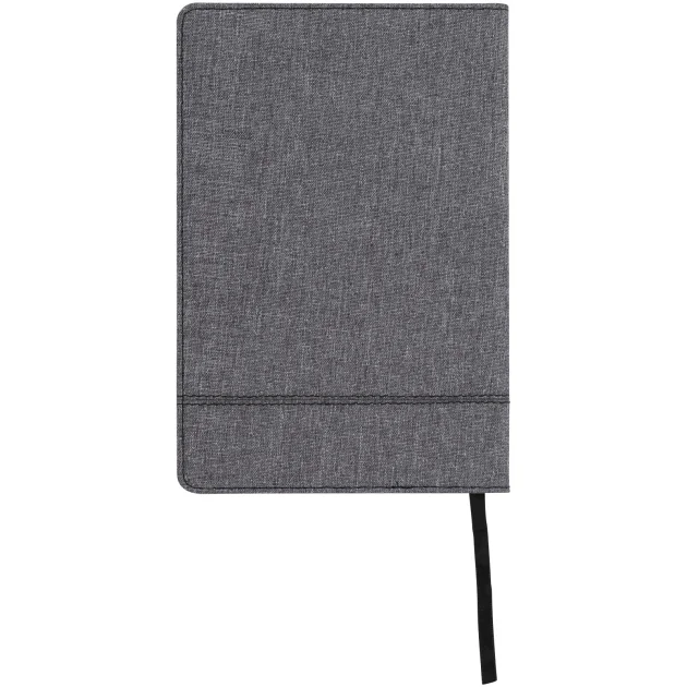 Heathered A5 notebook with leatherlook side