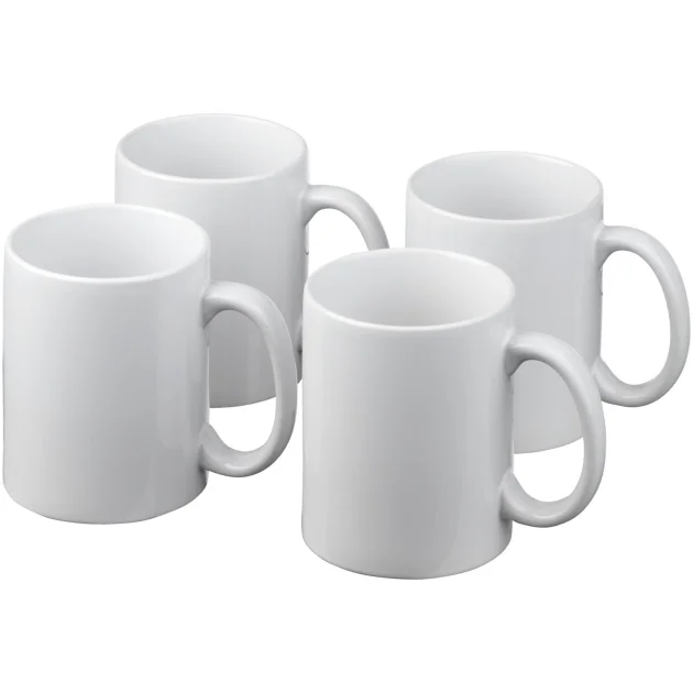 Ceramic mug 4-pieces gift set