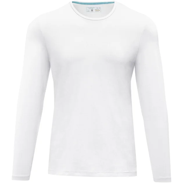Ponoka long sleeve men's organic t-shirt