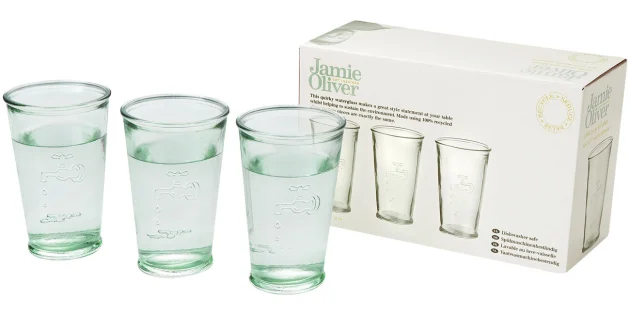 3 Water Glasses by Jamie Oliver