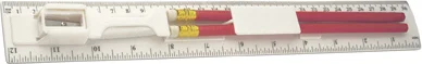Plastic Rulers and Two Pencil Sets