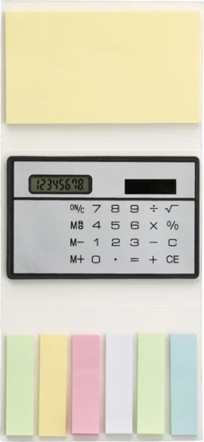 Booklet With Sticky Notes And Calculators