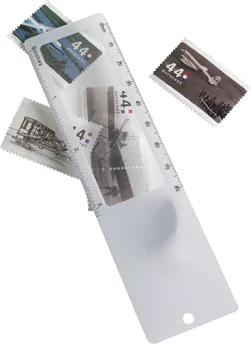 Plastic Rulers With A Magnifier