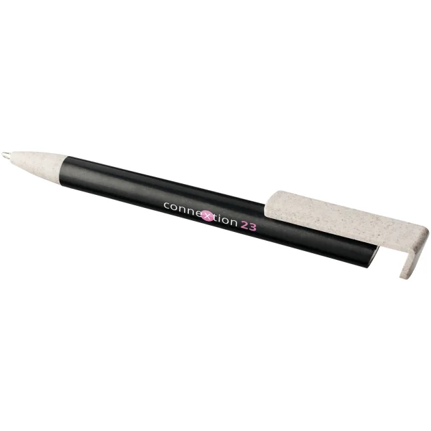 Medan wheat straw ballpoint pen and phone holder