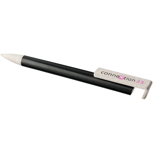 Medan wheat straw ballpoint pen and phone holder