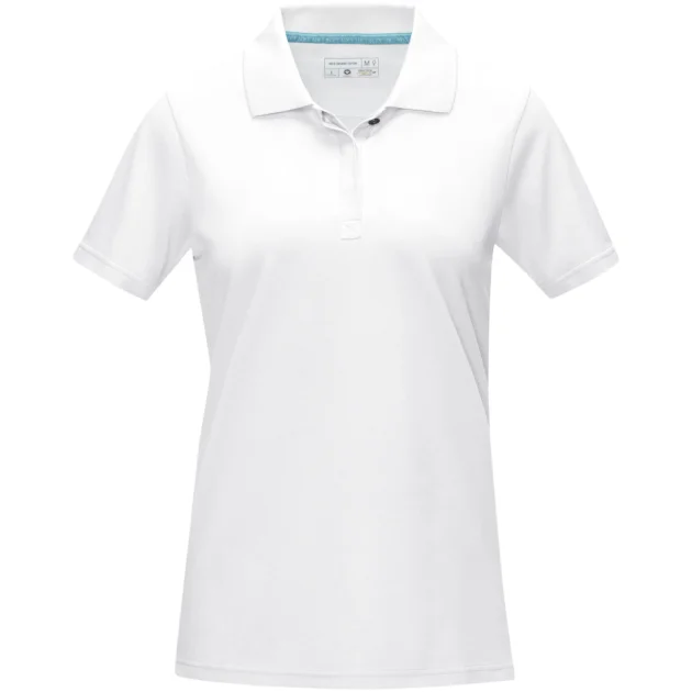 Graphite short sleeve women’s GOTS organic polo