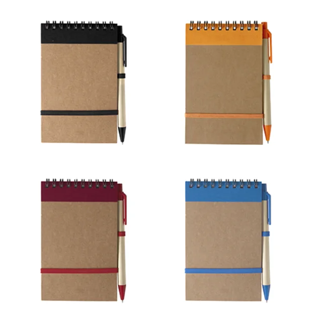 Wire Bound Notebooks With Sticky Notes Pads