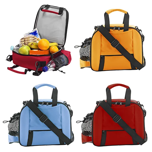 Polyester Cooler Bags With A Side Compartment