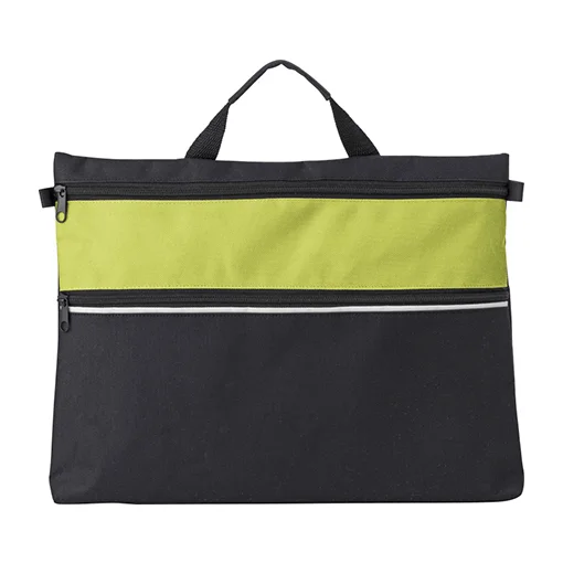 Polyester Document Bags With A Zipped Front Pocket