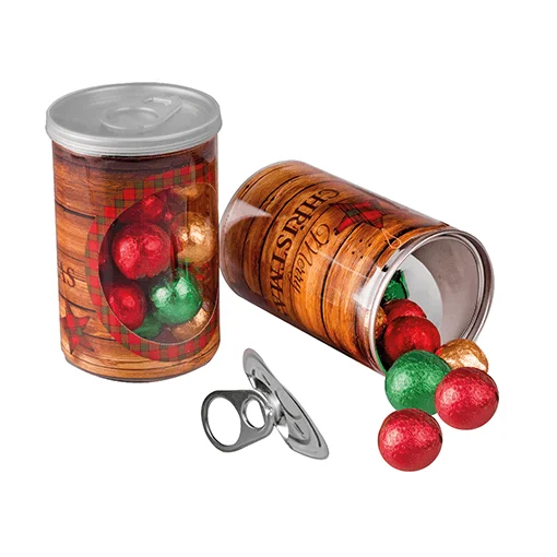 Christmas Pull-Up Ring Container
