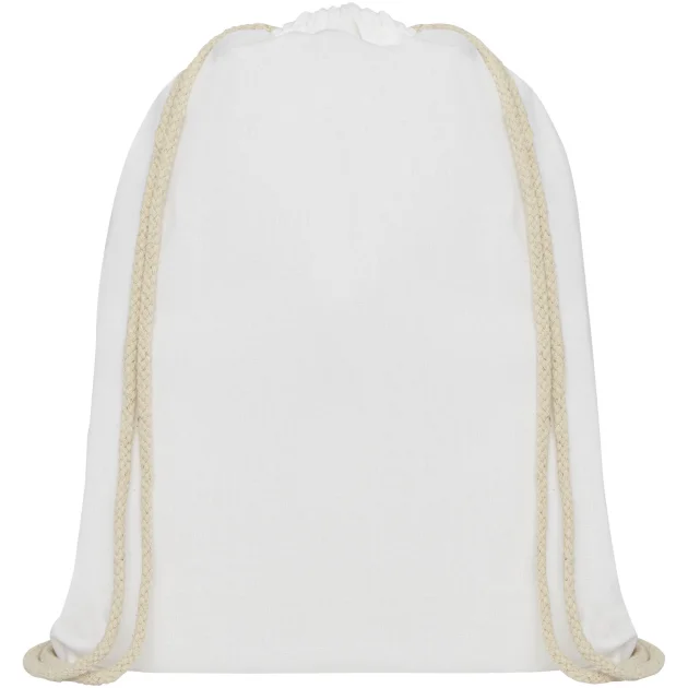 Oregon 140 g/m² cotton drawstring backpack