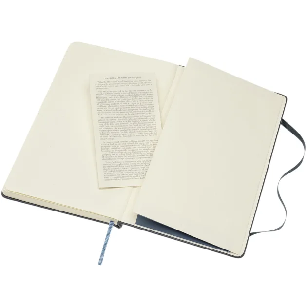 Classic L leather notebook - ruled