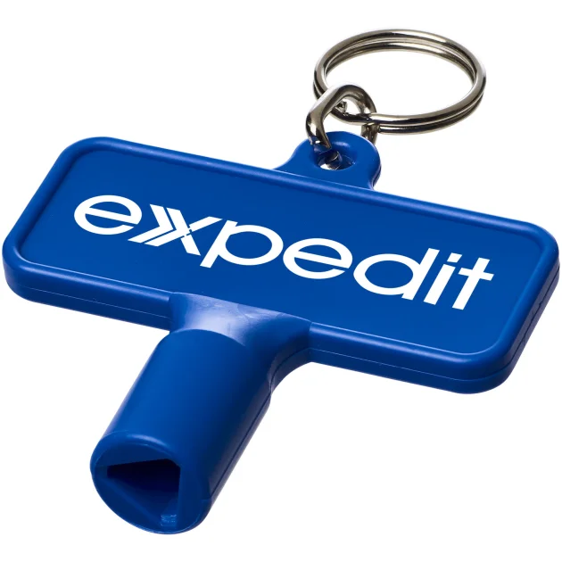 Maximilian rectangular utility key keychain 