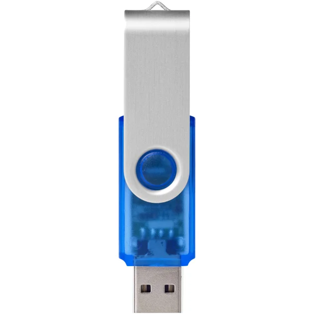 Rotate-translucent 2GB USB flash drive
