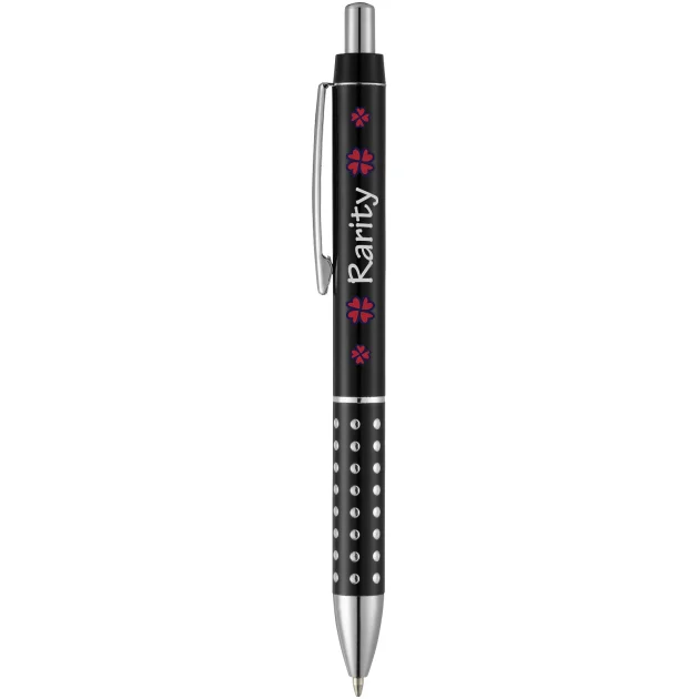 Bling ballpoint pen with aluminium grip