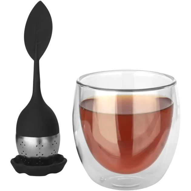 Spring tea set with strainer and cup