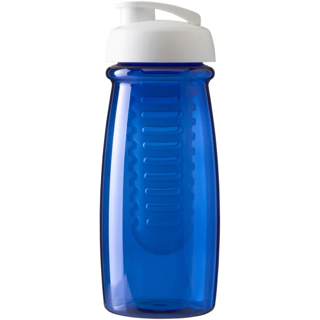 H2O Pulse® 600 ml flip lid sport bottle & infuser
