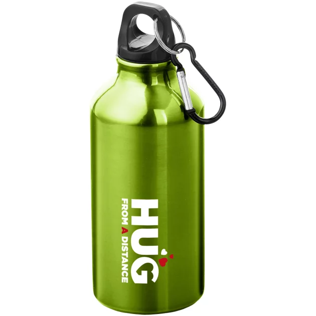 Oregon 400 ml matte water bottle with carabiner