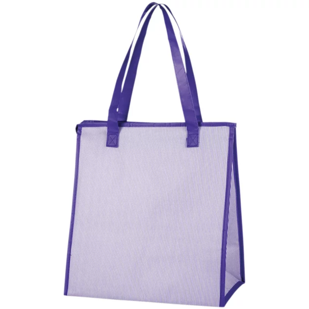 Stripy cooler shopper