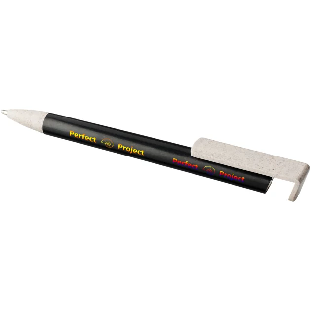 Medan wheat straw ballpoint pen and phone holder