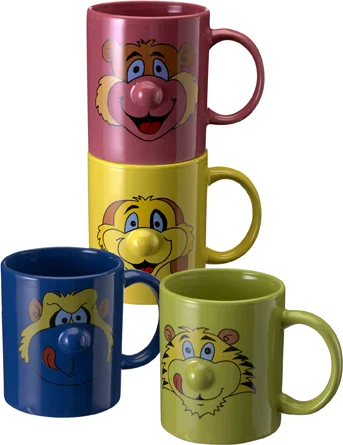 Ceramic Animal Design Mugs