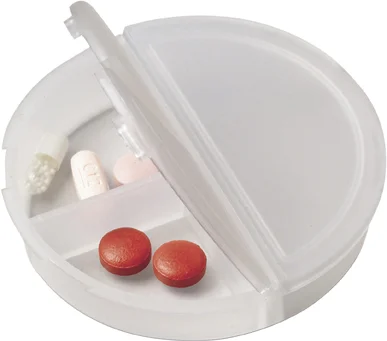 Round Plastic Pill Boxes