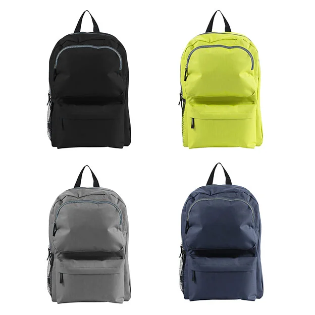 Polyester 600D Backpacks with Closable Pockets and Shoulder straps