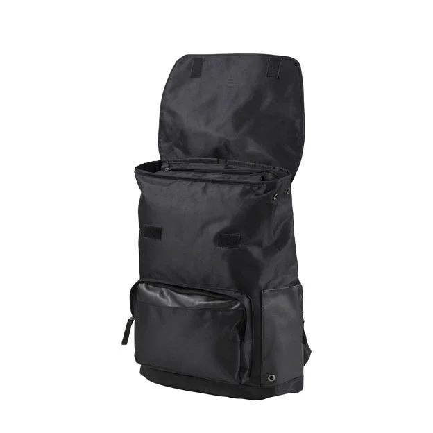 Polyester Backpacks with Leather Accents